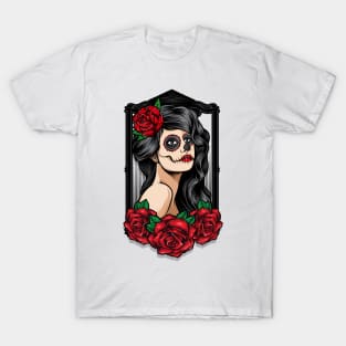 carnival skull girl T-Shirt